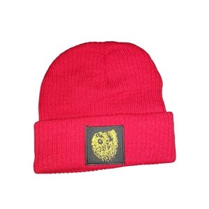 Liquid Death Men's Red Knit Beanie | One Size Brand New